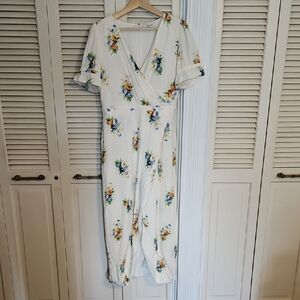 EUC Madewell Ivory Cream Floral Spring Maxi Dress Dress Size 6 Cottagecore